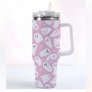 NEW PINK Halloween 40 oz tumbler